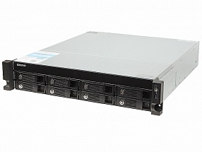Сетевой накопитель QNAP TS-853U-RP Сетевой RAID-накопитель, 8 отсеков для HDD, стоечное исполнение, два блока питания.  Intel Celeron J1900 2,0 ГГц