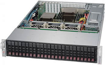 Корпус Supermicro CSE-216BE1C-R920LPB 2U, 24x2.5"HDD, Single SAS3 (12Gbps) expanders, LP , 2x920W