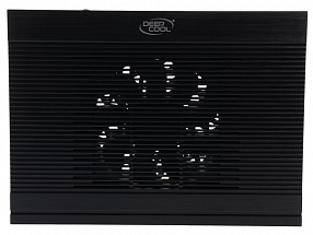 Теплоотводящая подставка под ноутбук DeepCool N9 BLACK (до 17", 180мм вентилятор, Aluminum Panel+Plastic Base, регулируемый наклон, 3USB+1miniUSB)