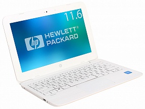 Ноутбук HP Stream 11-y007ur <Y7X26EA> Celeron N3050(1.6)/2Gb/32Gb SSD/11.6" HD/WiFi/BT/Cam/Win 10 /Snow White