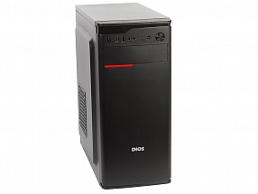 Корпус Sunpro DIOS III, ATX, 450Вт, черный , ДхШхВ: 398*196*423мм, 2x USB 2.0, 20+4-Pin, 4-Pin, 3*SATA, 2*MOLEX, FDD