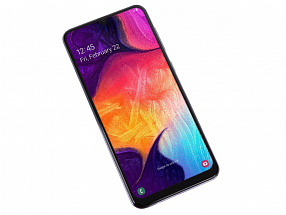 Смартфон Samsung Galaxy A50 (2019) 6/128 черный Samsung Exynos 9610 (2.3)/128 Gb/6Gb/6.4"(2340x1080)/DualSim/3G/4G/BT/Android 9.0