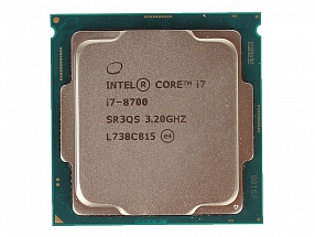 Процессор Intel® Core™ i7-8700 OEM  vPro, TPD 65W, 6/12, Base 3.2GHz - Turbo 4.6 GHz, 12Mb, LGA1151 (Coffee Lake) 