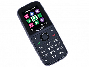 Мобильный телефон Philips E109 черный 