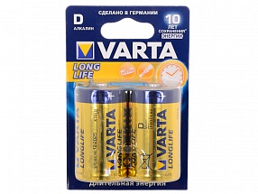 Батарейки VARTA Long Life D блистер 2 4120113412 