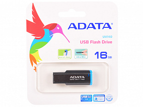 USB флешка A-Data UV140 16GB Black Blue (AUV140-16G-RBE) USB 3.0