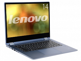 Ноутбук Lenovo YOGA 530-14IKB Pentium 4415U (2.3)/4G/128G SSD/14.0"FHD IPS Touch/Int:Intel HD 610/noODD/FPR/BackLight/BT/Win10 (81EK008TRU) Blue
