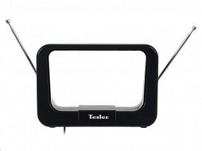 Телевизионная антенна TESLER IDA-150 Активная телевизионная комнатная антенна для приема аналогового и цифрового сигнала DVBT/T2
