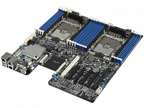 Мат плата ASUS Z11PR-D16, 2xLGA3647 (150W), 16x DDR4 ECC, C621, 11xSATA, 2x M.2, 2x1GbE, IPMI (iKVM), 2x PCIE x16, 4x PCIE4 x8, VGA, ASMB9-iKVM, 2xUSB