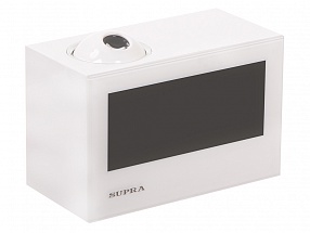 Часы с радиоприемником SUPRA SA-42FMP white/white