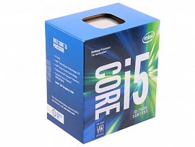 Процессор Intel® Core™ i5-7500 BOX  TPD 65W, 4/4, Base 3.4GHz - Turbo 3.8 GHz, 6Mb, LGA1151 (Kaby Lake) 