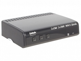 Цифровой телевизионный DVB-T2 ресивер BBK SMP021HDT2 тёмно-серый 