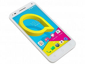 Смартфон Alcatel U5 3G (4047D) WHITE+LIGHT GRAY Mediatek MT6737M (1.1)/1Gb/8Gb/5" (854x480)/5Mp+2Mp/3G/Android 7.0