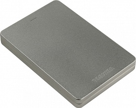 Внешний жесткий диск 1Tb Toshiba Canvio Alu  2.5" USB 3.0 серебро (HDTH310ES3AB)