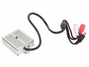 Высокочувствительный микрофон для видеосистем ORIENT VMC-03X активный с АРУ, акустическая площадь до 80 м2, питание 6-12В, разъемы: RCA+питание вход/в