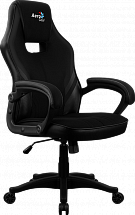 Игровое кресло Aerocool AERO 2 Alpha All Black , черное, до 125 кг, ШxДxВ : 64x67x111-119см, газлифт класс 4 до 100 мм, механизм "Бабочка"