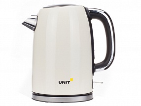 Чайник электрический UNIT UEK-264, цвет - Бежевый; сталь,  цветная эмаль, 1.7л., 2000Вт.