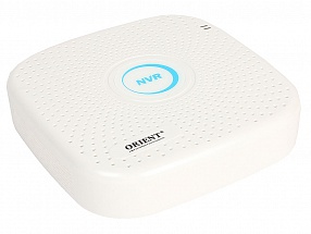 Видеорегистратор ORIENT NVR-8304POE/2M 4-канальный сетевой регистратор для IP камер, 4 x 1080p со звуком, Hisilicon Hi3520D, H.264/G.711u, ONVIF 2.4, 