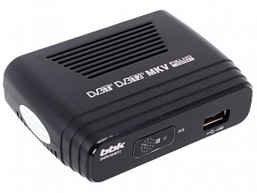 Цифровой телевизионный DVB-T2 ресивер BBK SMP016HDT2 черный