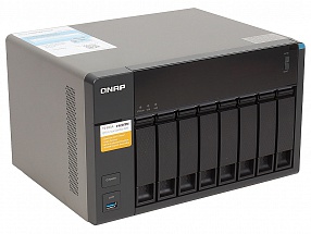 Сетевой накопитель QNAP TS-853A-8G Сетевой RAID-накопитель, 8 отсеков для HDD, HDMI-порт. Четырехъядерный Intel Celeron N3150 1,6 ГГц