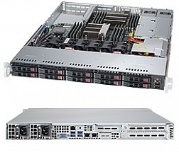Серверная платформа Supermicro SYS-1028R-WTR 2xLGA2011-3, Intel C612, 10x2.5'' HotSwap,16xDDR4, 2x1GbE, IPMI, 1U, 2x750W Redundant, Rack Rails