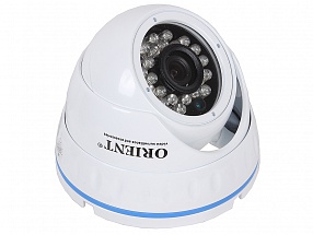 Камера наблюдения ORIENT IP-950-OH10B IP для установки внутри помещений, купольная, 1Mpix, 1280*720, F3.6, IR