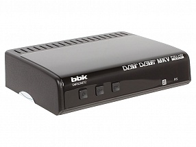 Цифровой телевизионный DVB-T2 ресивер BBK SMP021HDT2 черный 