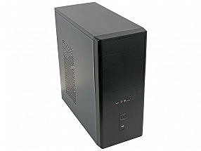 Корпус Powercase PH403BB ATX 450Вт USB 2.0, сталь 0.5 мм, БП с вентилятором 12 см, черный