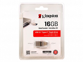 Внешний накопитель 16GB USB Drive <USB 3.0> Kingston DTDUO3C (DTDUO3C/16GB)