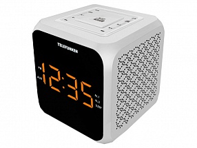 Часы с радиоприемником TELEFUNKEN TF-1571(белый с янтарным)