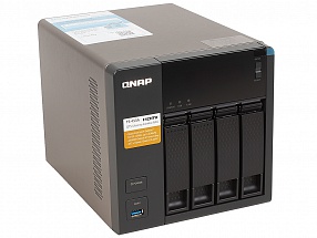 Сетевой накопитель QNAP TS-453A-4G Сетевой RAID-накопитель, 4 отсека для HDD, HDMI-порт. Четырехъядерный Intel Celeron N3150 1,6 ГГц