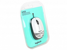 Мышь (910-002944) Logitech Mouse M105 White NEW