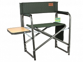 Кресло Camping World Joker (с откидным столиком и боковыми карманами, мягкое сиденье и спинка, вес 3.4кг, цвет - зеленый)