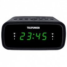 Часы с радиоприемником TELEFUNKEN TF-1588 (черные)