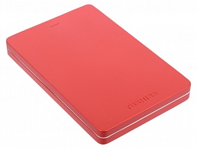 Внешний жесткий диск 1Tb Toshiba Canvio Alu S3 2,5" USB3.0 Red (HDTH310ER3AA)