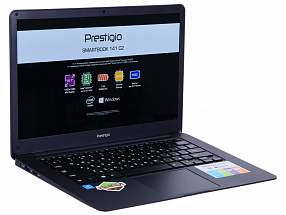 Ноутбук Prestigio SmartBook 141C2 Celeron N3350 (1.1)/3GB/32GB SSD/14.1" 1920x1080 IPS AG/DVD нет/BT/WiFi/Win 10 (GPPSB141C02ZFHBKCIS) Black