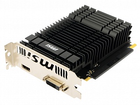 Видеокарта 2Gb <PCI-E> MSI GT 1030 2GH OC <GT1030, GDDR5, 64bit, HDCP, DVI, HDMI, Retail>