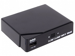 Цифровой телевизионный DVB-T2 ресивер BBK SMP015HDT2 темно-серый 