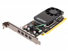 Проф видеокарта 2Gb <PCI-E> PNY nVidia Quadro P600 <GDDR5, 128 bit, 4xmDP, Low Profile, 4xmDP to DVI-D SL adapter, ATX&LP Bracket, Retail>