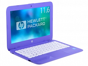 Ноутбук HP Stream 11-y005ur <Y7X24EA> Celeron N3050(1.6)/4Gb/32Gb SSD/11.6" HD/WiFi/BT/Cam/Win 10 /Violet Purple