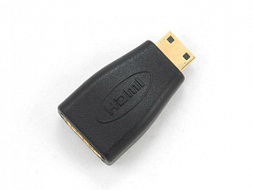 Переходник HDMI-miniHDMI Cablexpert A-HDMI-FC, 19F/19M, золотые разъемы, пакет