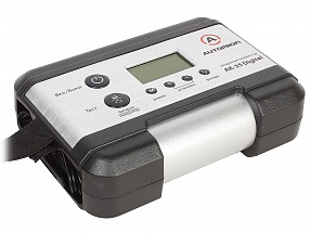 Цифровой компрессор AUTOPROFI AK-35 Digital, ЖК дисплей, тест АКБ и ген-ра, алюминиевый, 12V, 140W, 7 Атм., 30 л./мин., 1/8