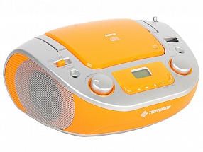 Аудиомагнитола TELEFUNKEN TF-CSRP3481 (оранжевый)