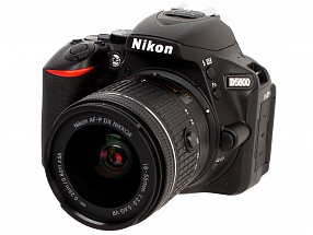 Фотоаппарат Nikon D5600 Black KIT  18-55 P VR 24.1Mp, 3.2" WiFi, GPS  