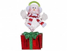 Новогодний сувенир "Снеговик - меломан" Orient NY6003,USB 