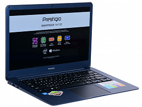 Ноутбук Prestigio SmartBook 141C2 Celeron N3350 (1.1)/3GB/32GB SSD/14.1" 1920x1080 IPS AG/DVD нет/BT/WiFi/Win 10 (GPPSB141C02ZFHBBCIS) Blue