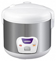 Мультиварка LUMME LU-1432 серебро/белый 3л, 500ВТ, 3D нагрев, поддержание тепла