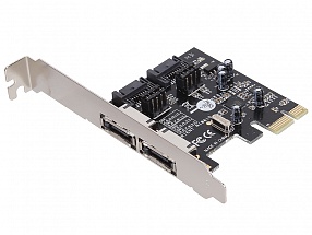 Контроллер Orient A1061S OEM PCI-E v.2.0, SATA 3, 2 ext/2 in Port, Asmedia ASM1061, OEM