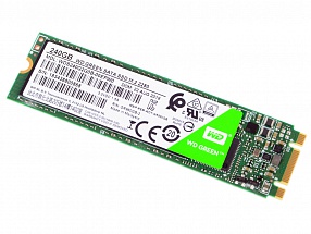 Твердотельный накопитель SSD M.2 240Gb Western Digital WD Green PC SSD WDS240G2G0B (SATA 6Gb/s, M.2) 