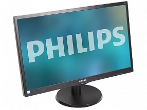 Монитор 23.6" Philips 243V5LHSB/01(00) Black Hairline WLED, 1920x1080, 1ms, 250 cd/m2, 1000:1 (DCR 10M:1), D-Sub, DVI-D, HDMI, vesa